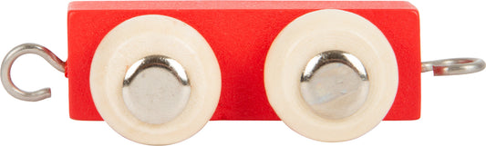 Buchstabenzug Anhänger rot