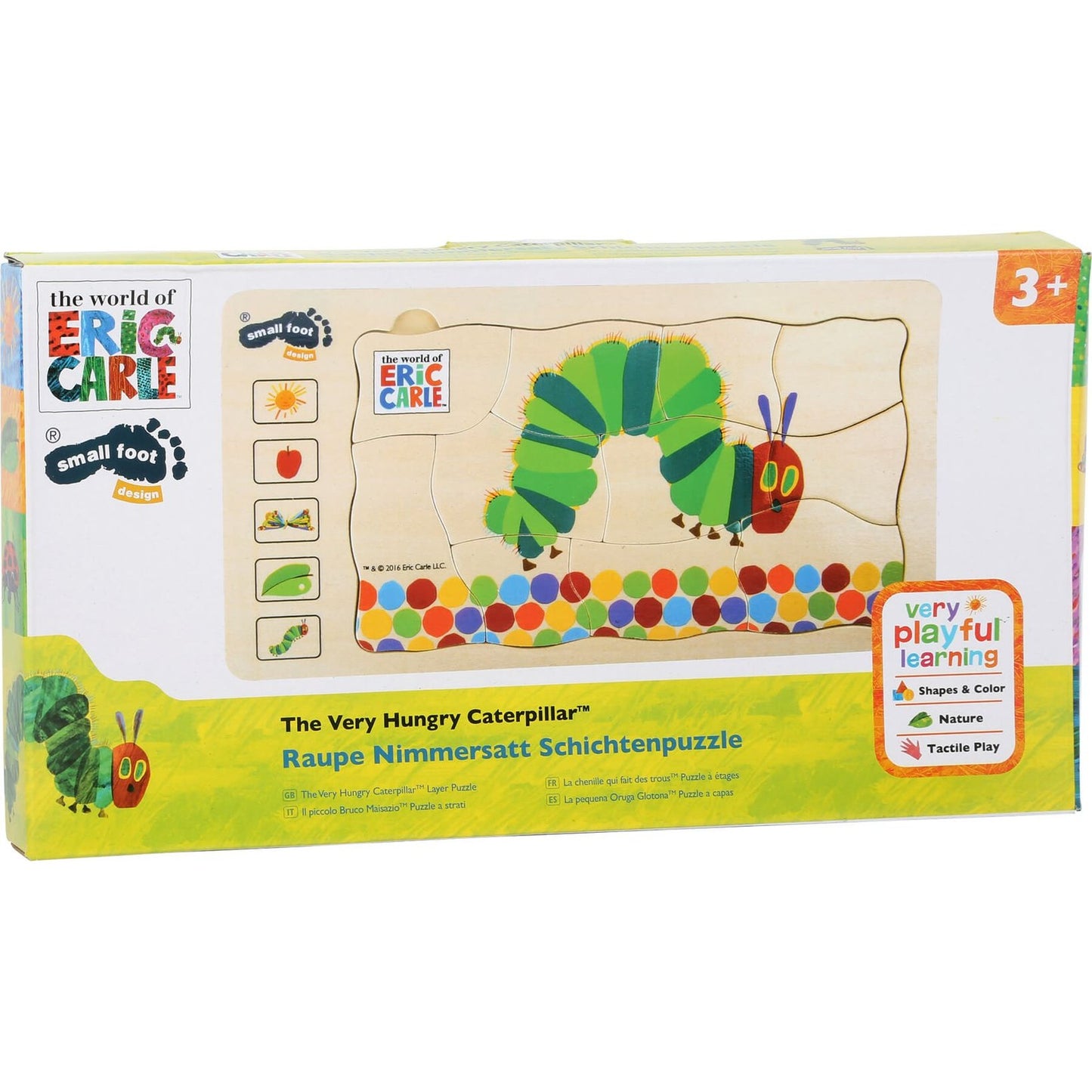 Raupe Nimmersatt Schichtenpuzzle