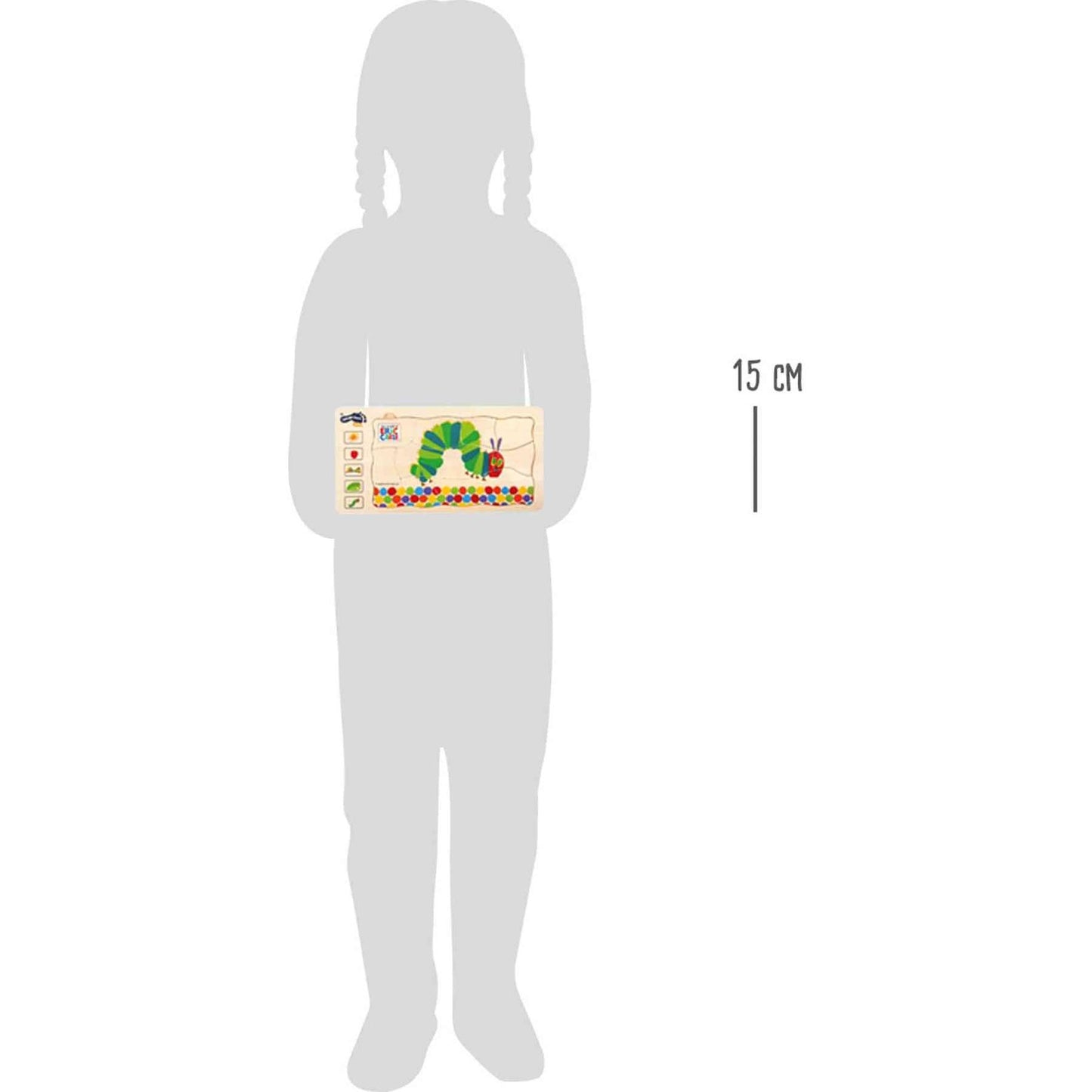 Raupe Nimmersatt Schichtenpuzzle