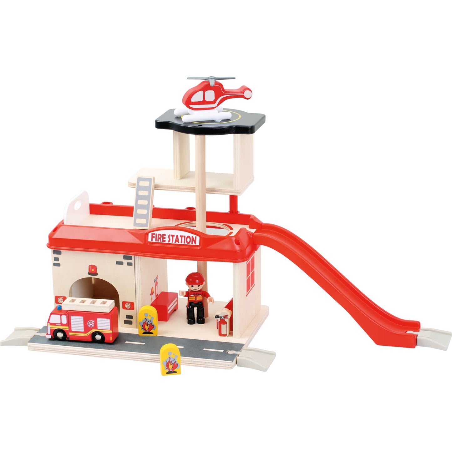 Feuerwehrwache mit Zubehör
