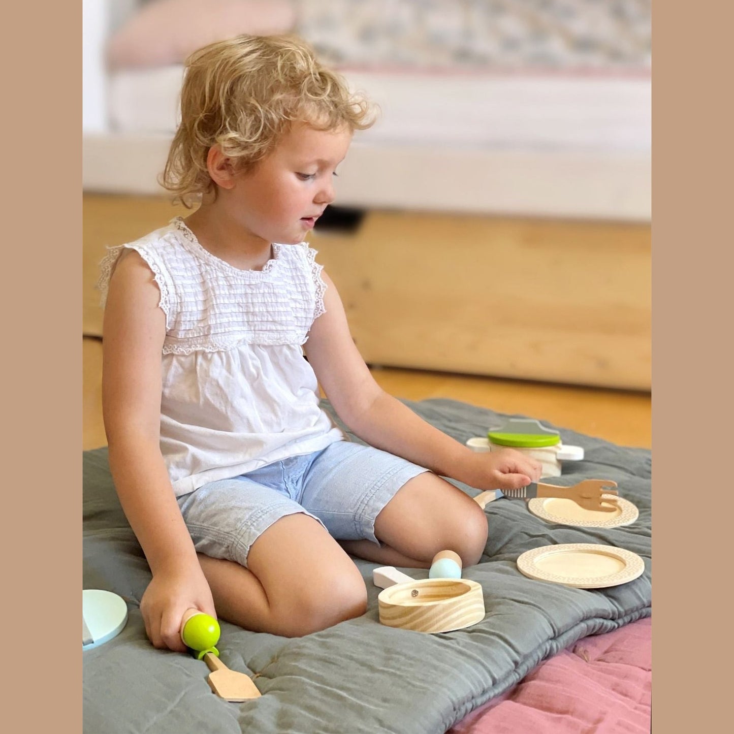 Geschirr- und Topfset Kinderküche