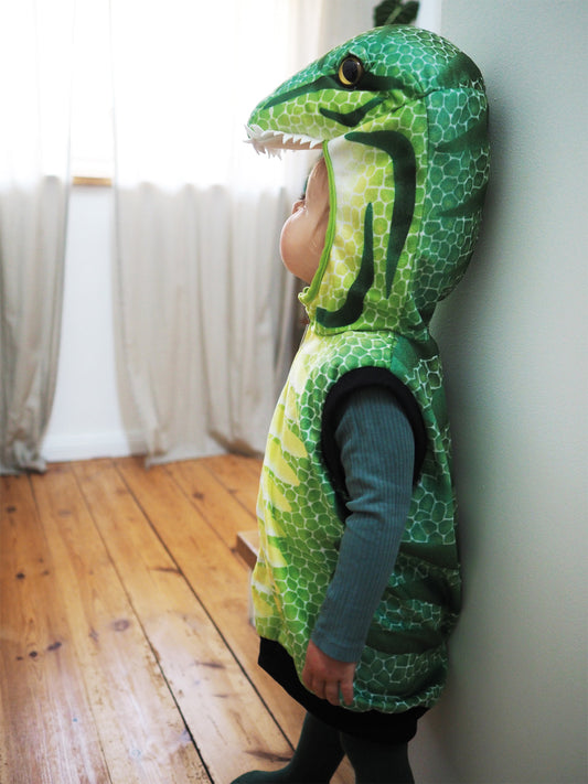 Kostüm-Weste Dinosaurier