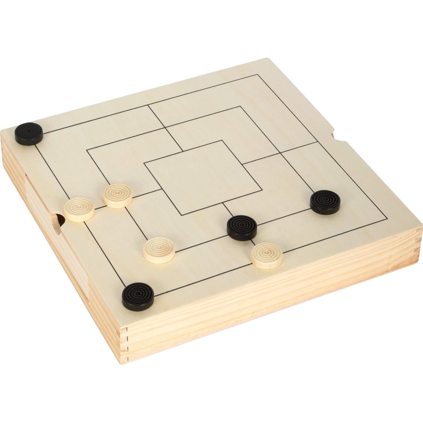 Spiele-Set Schach, Dame & Mühle