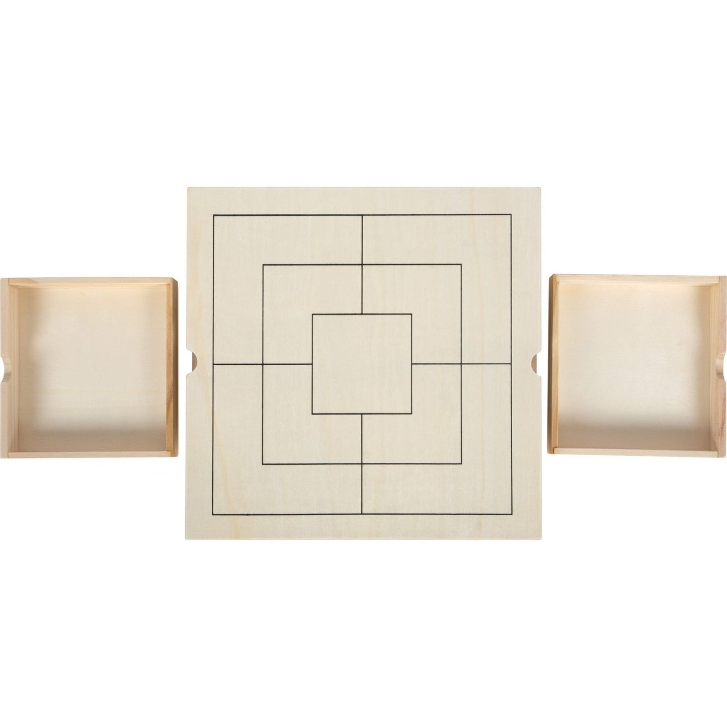 Spiele-Set Schach, Dame & Mühle