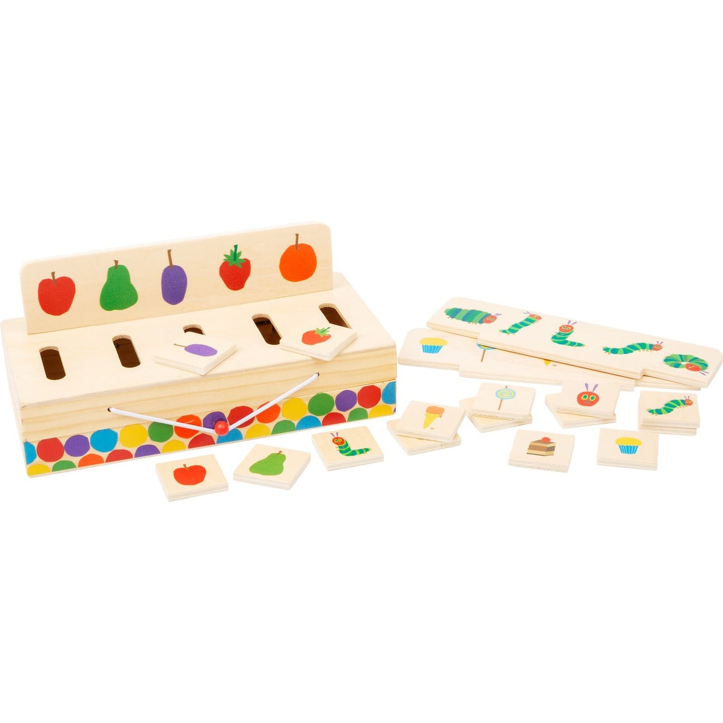Raupe Nimmersatt Bildersortierbox