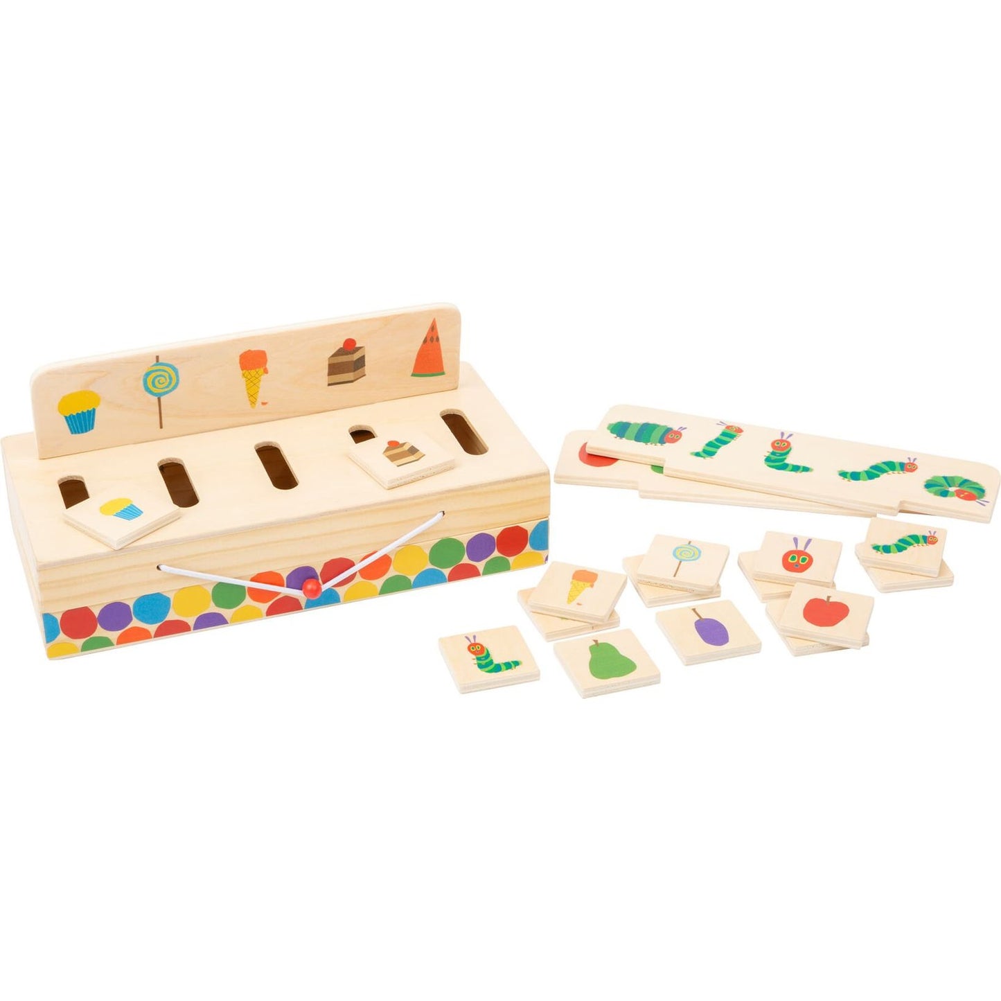 Raupe Nimmersatt Bildersortierbox