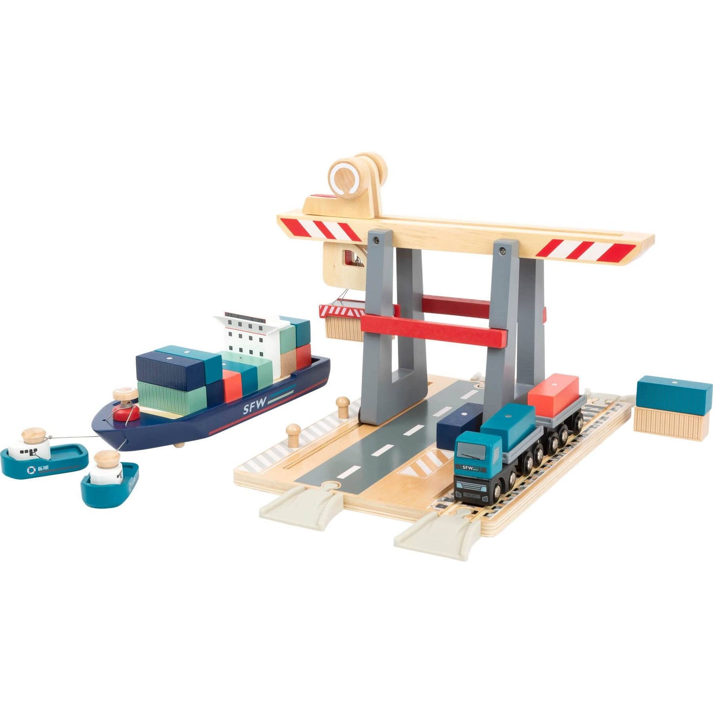 Container Terminal mit Zubehör