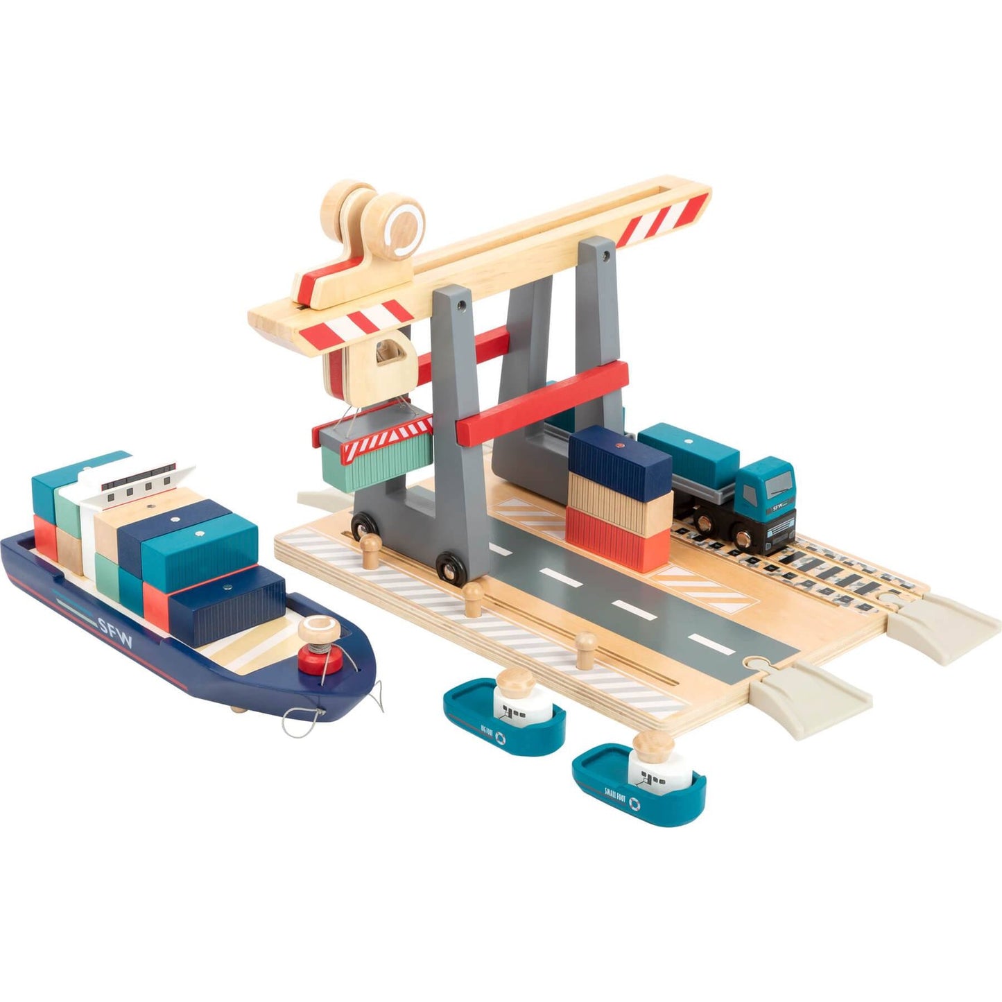 Container Terminal mit Zubehör