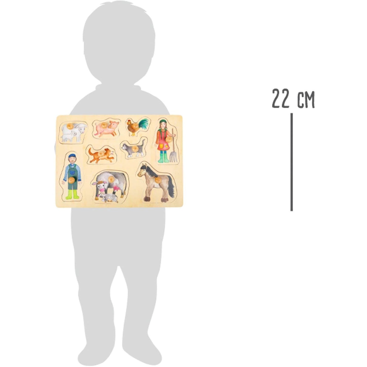 Setzpuzzle Bauernhof & Landleben