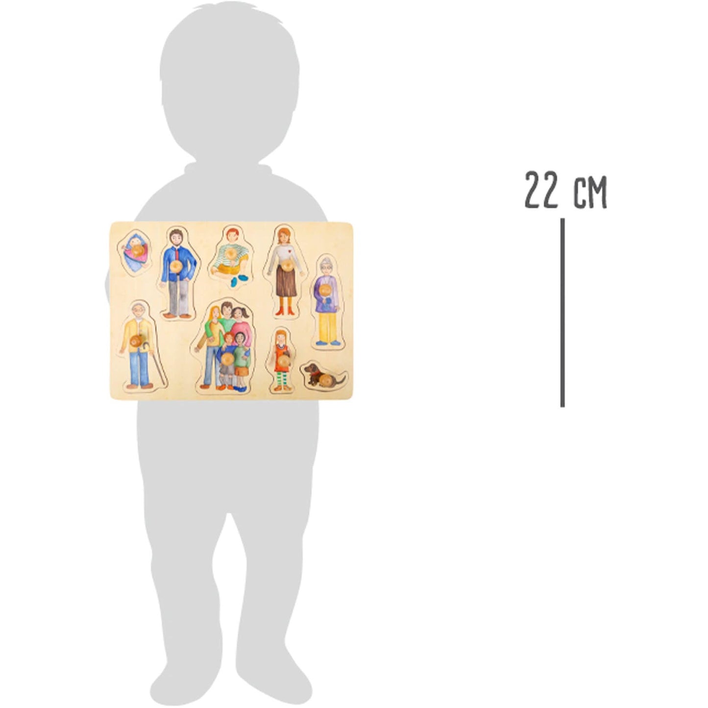 Setzpuzzle Familie und Freunde