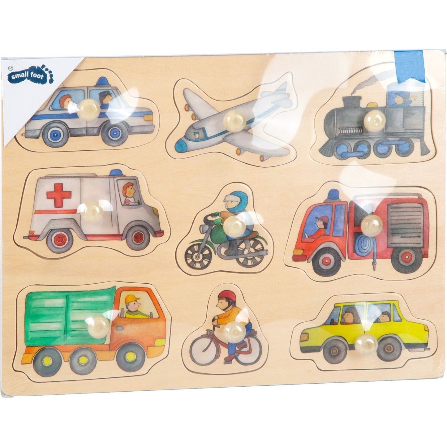 Setzpuzzle Fahrzeuge der Stadt