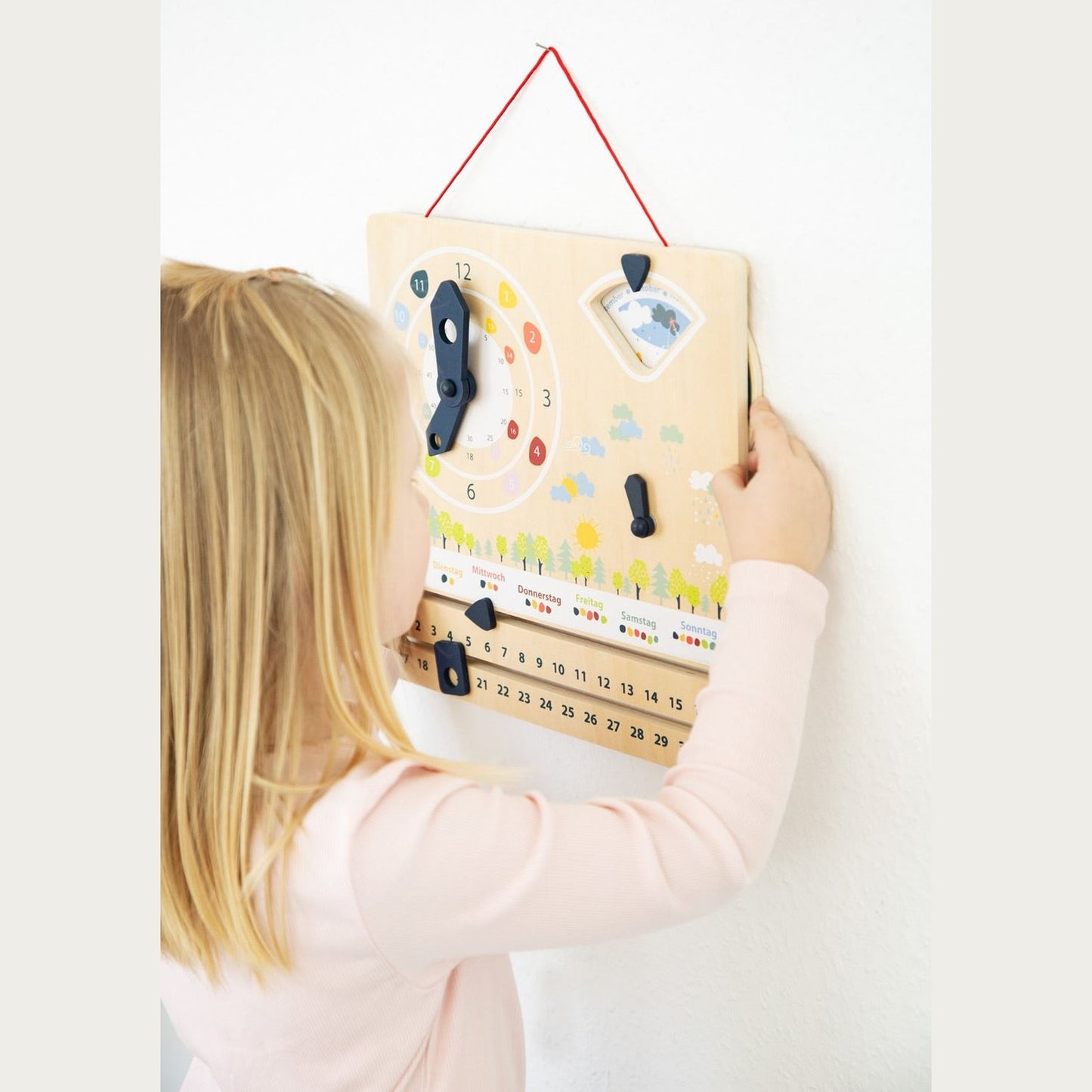 Lernuhr mit Kalender „Educate“