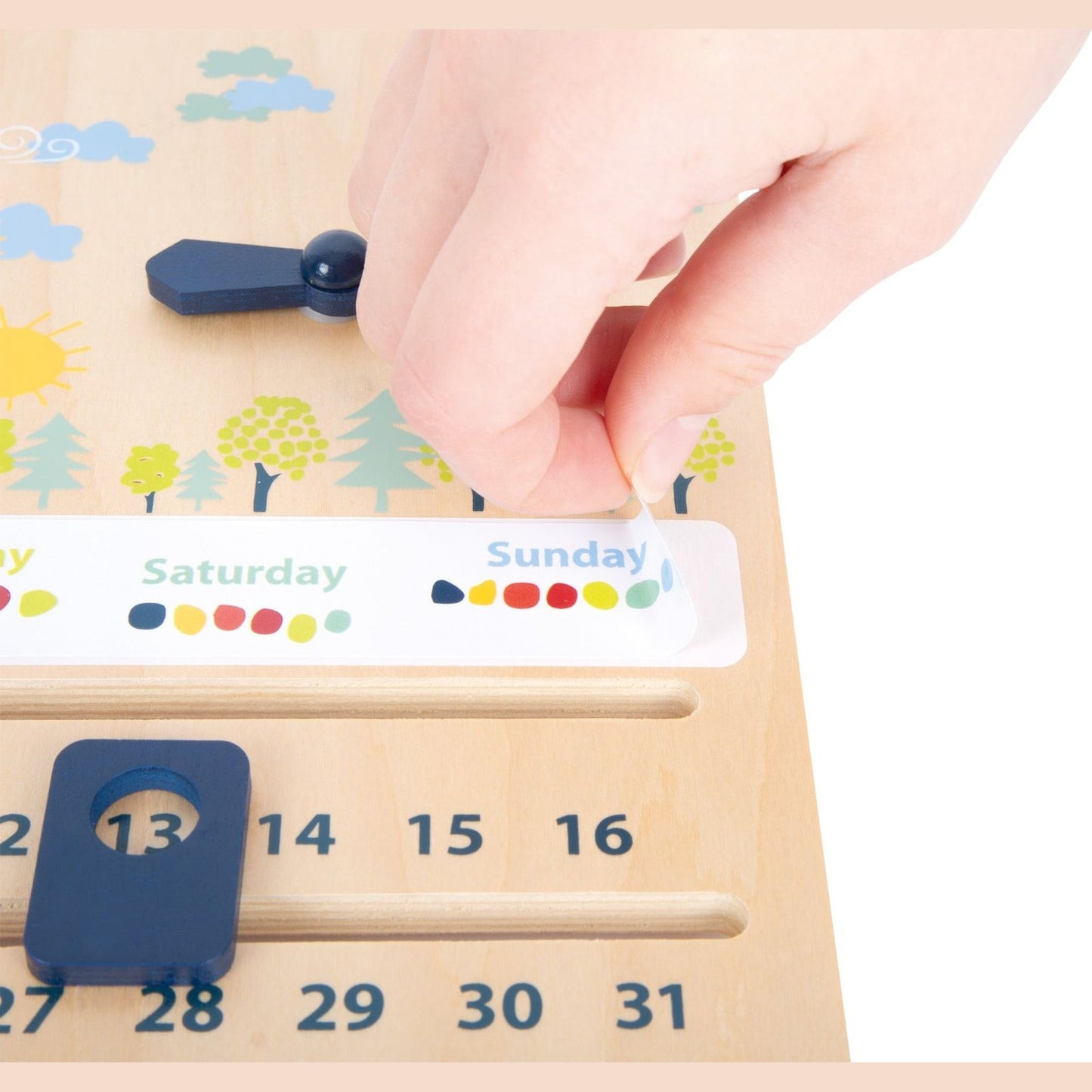 Lernuhr mit Kalender „Educate“