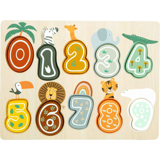 Setzpuzzle Zahlen „Safari“