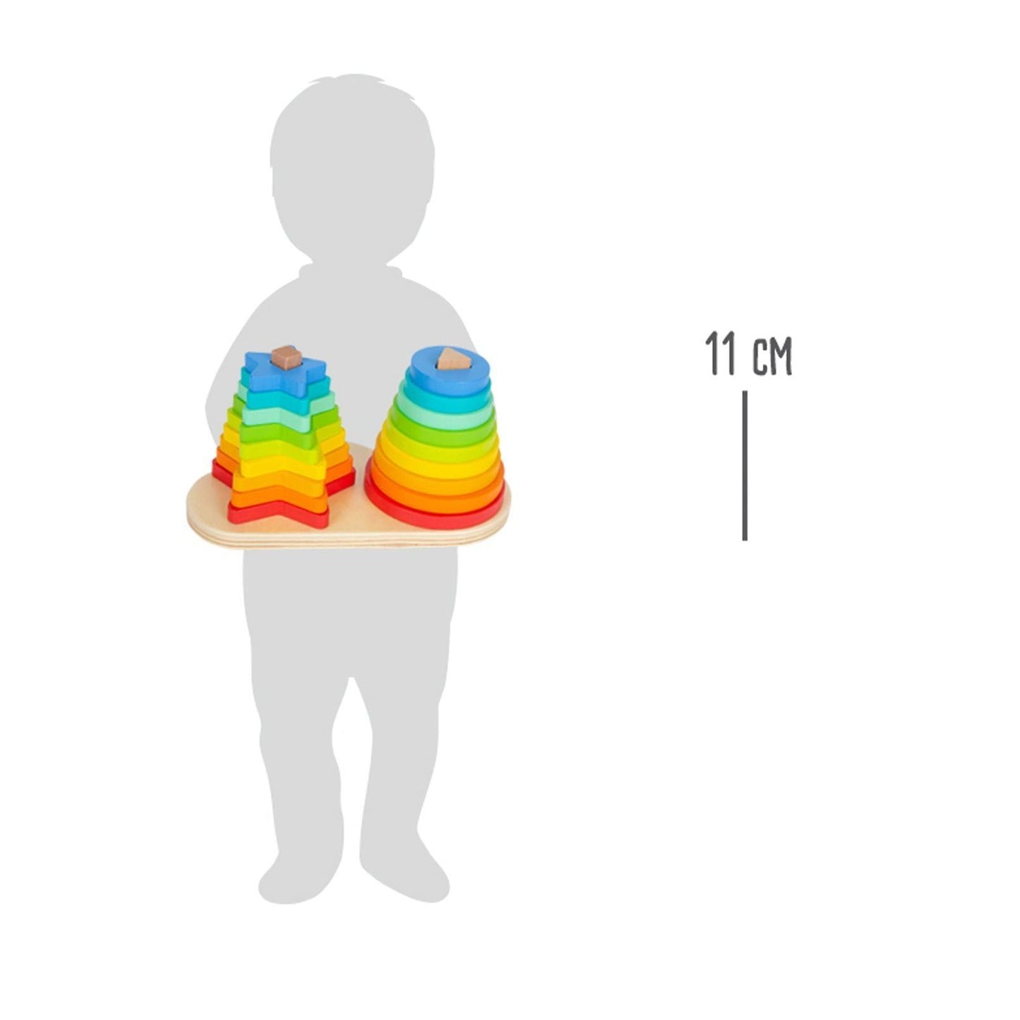 Steckspiel Regenbogen
