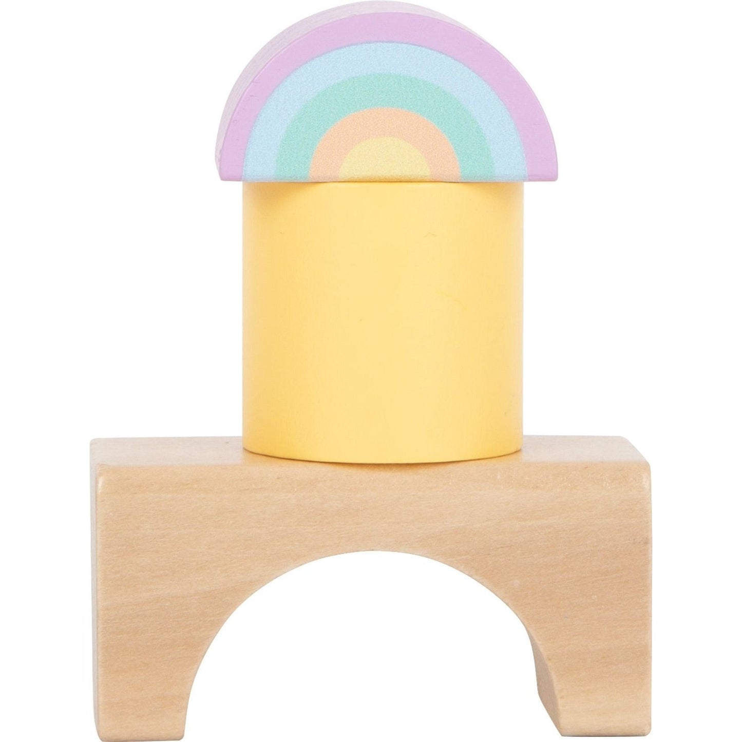 Holzbausteine Pastell