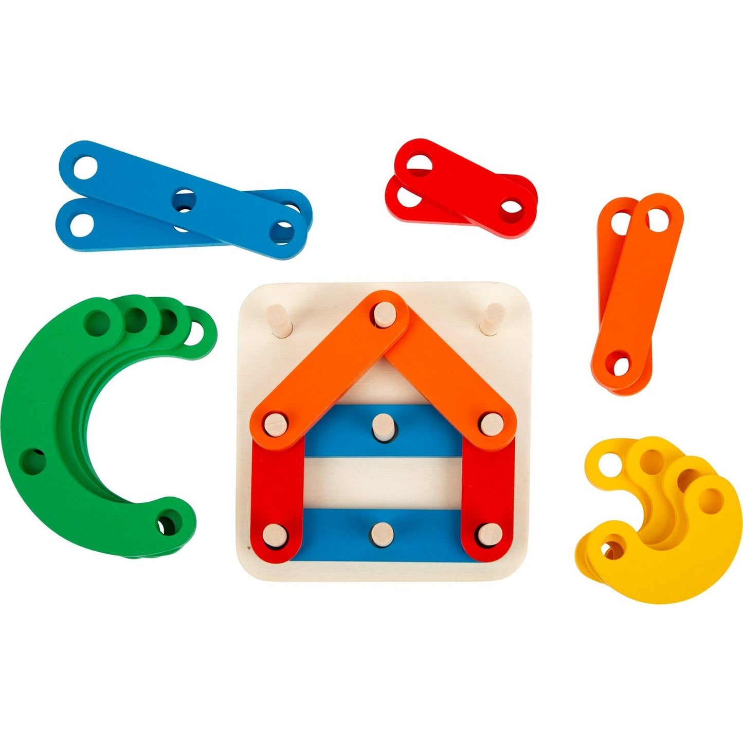 Lernspiel Steckpuzzle Buchstaben und Zahlen
