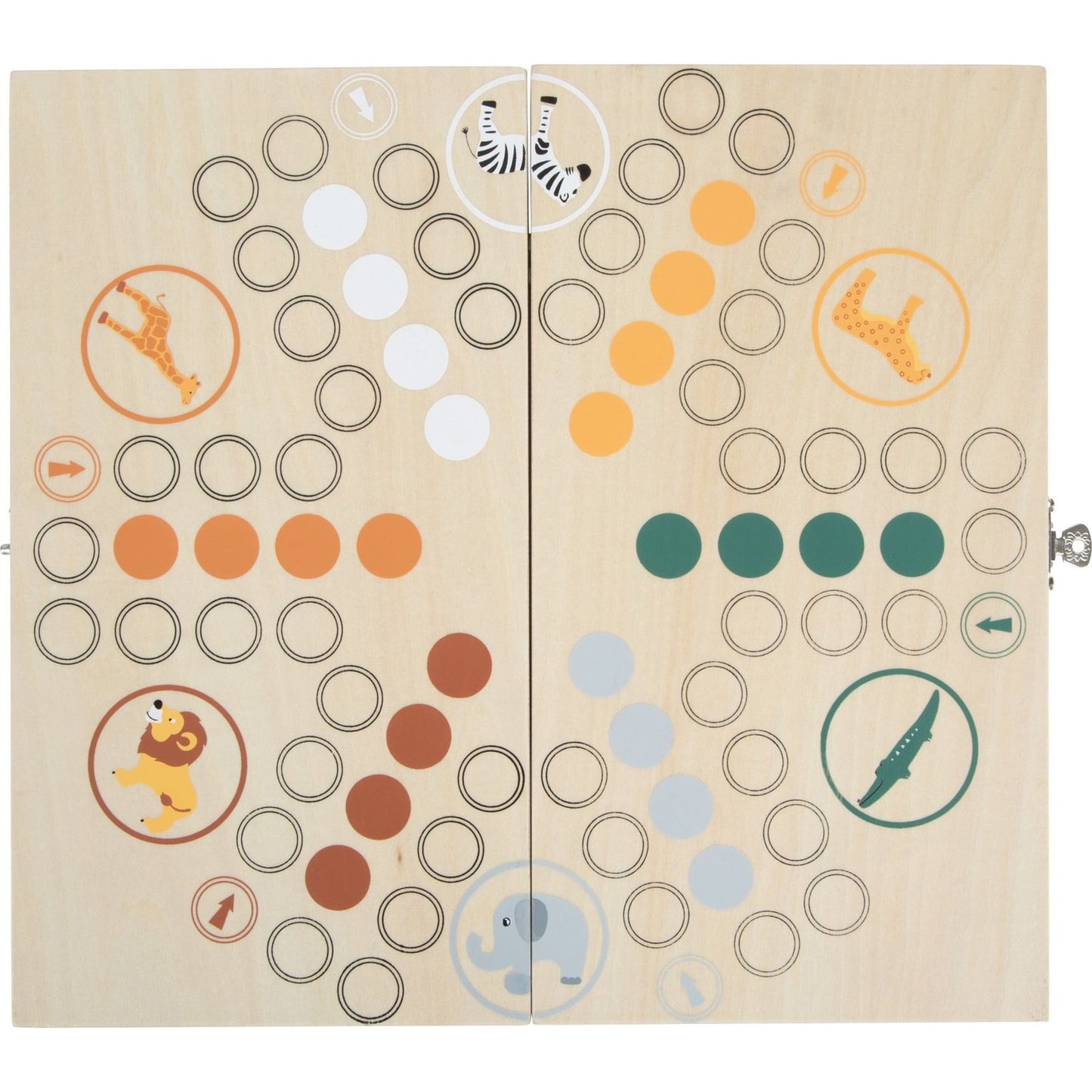 Ludo für 6 Spieler „Safari“
