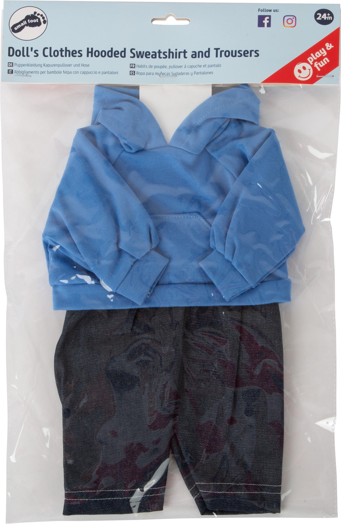 Puppenkleidung Kapuzenpullover und Hose