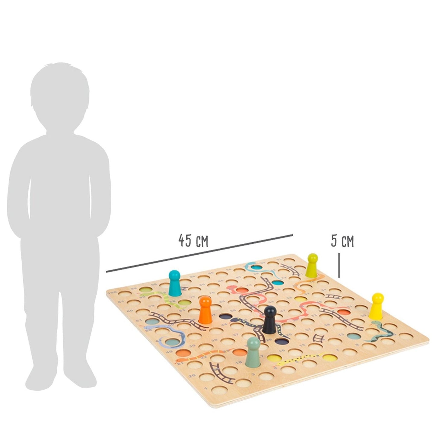 Schlangen und Leitern-Spiel XL