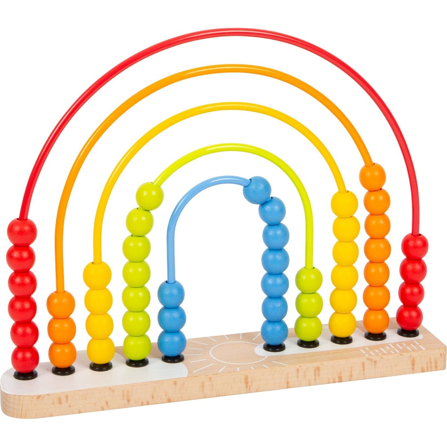 Motorikschleife und Abakus Regenbogen