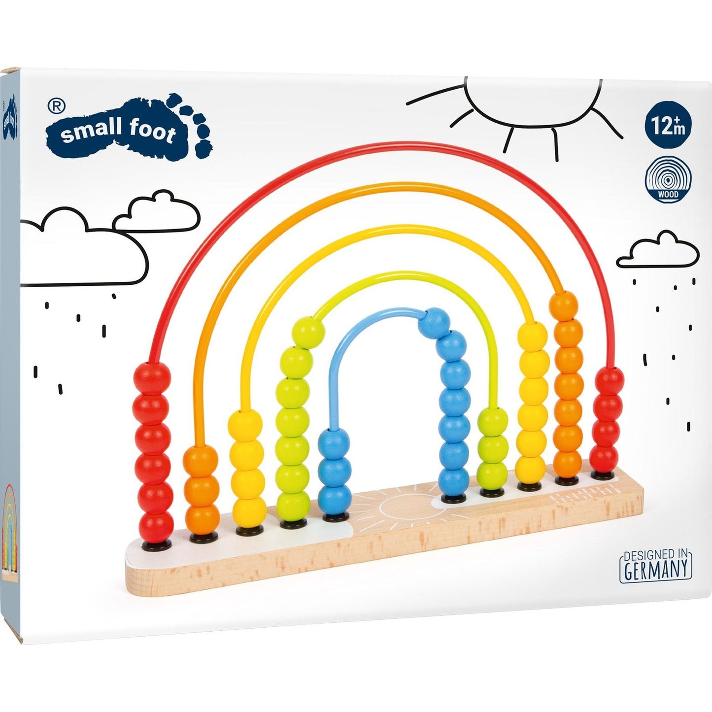 Motorikschleife und Abakus Regenbogen