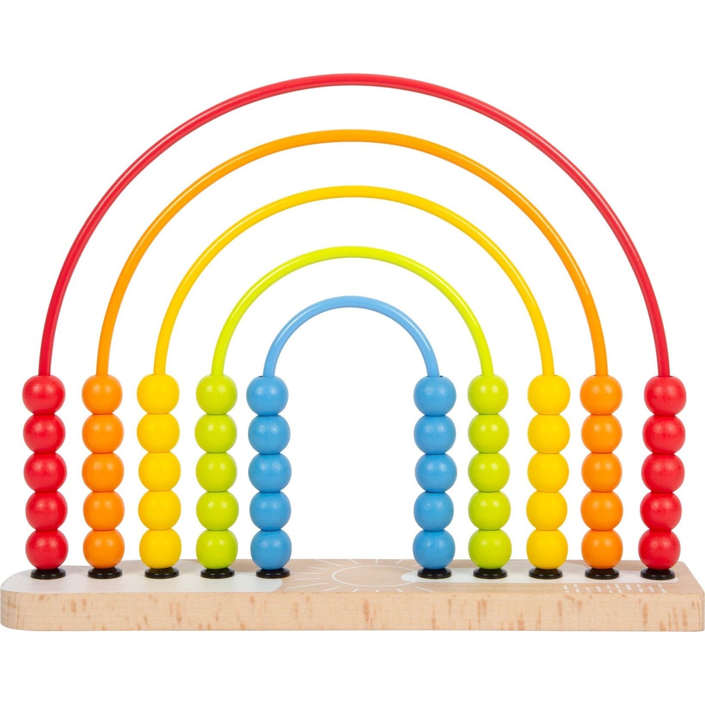Motorikschleife und Abakus Regenbogen