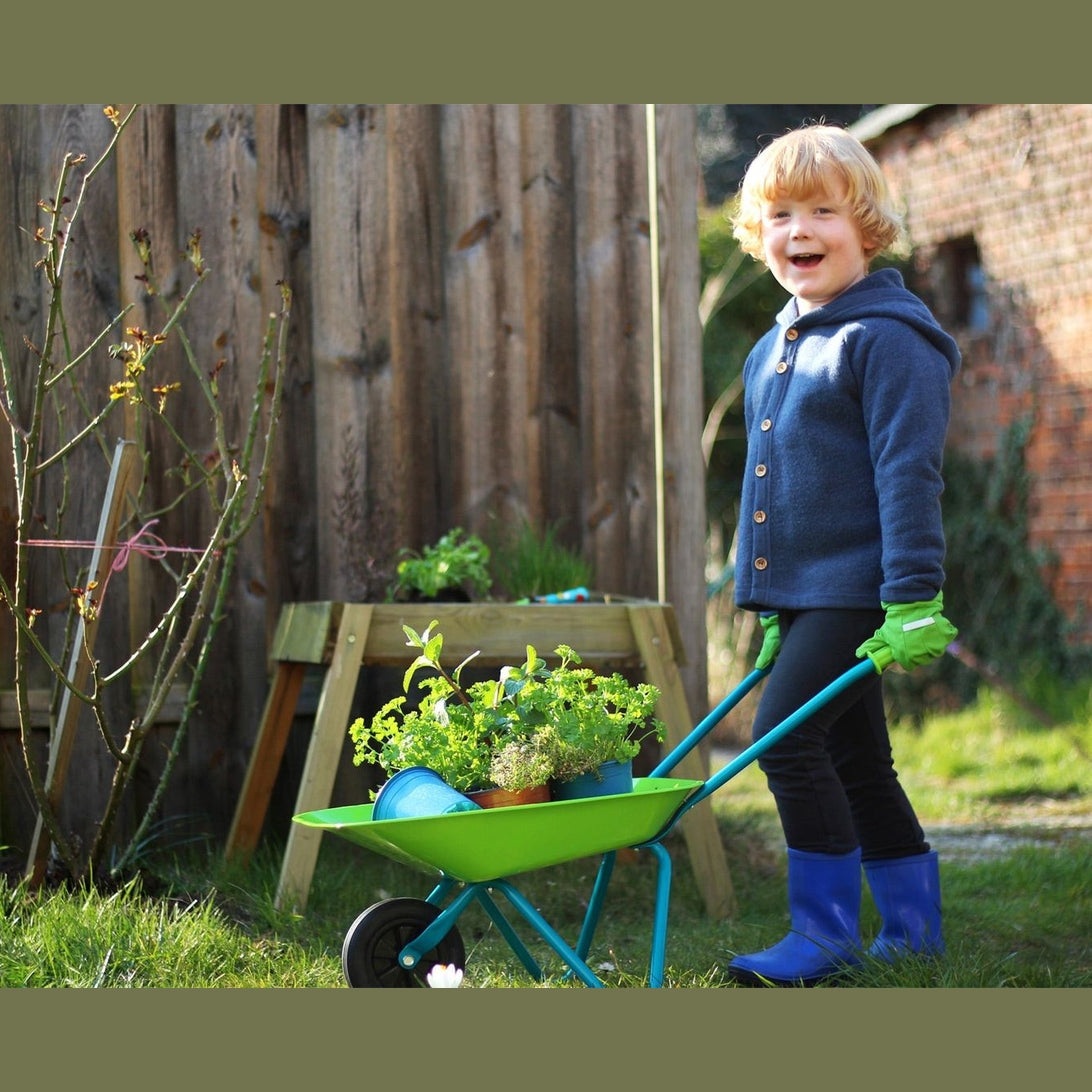 Großes Gartenset mit Schubkarre