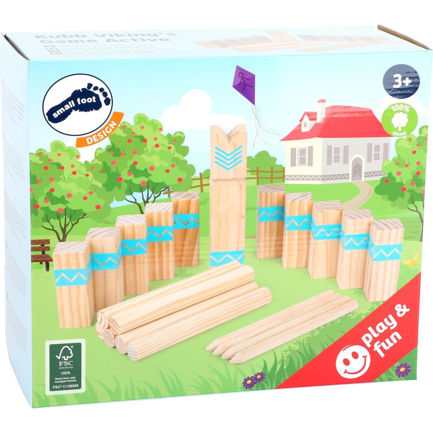Wikingerspiel Kubb „Active“