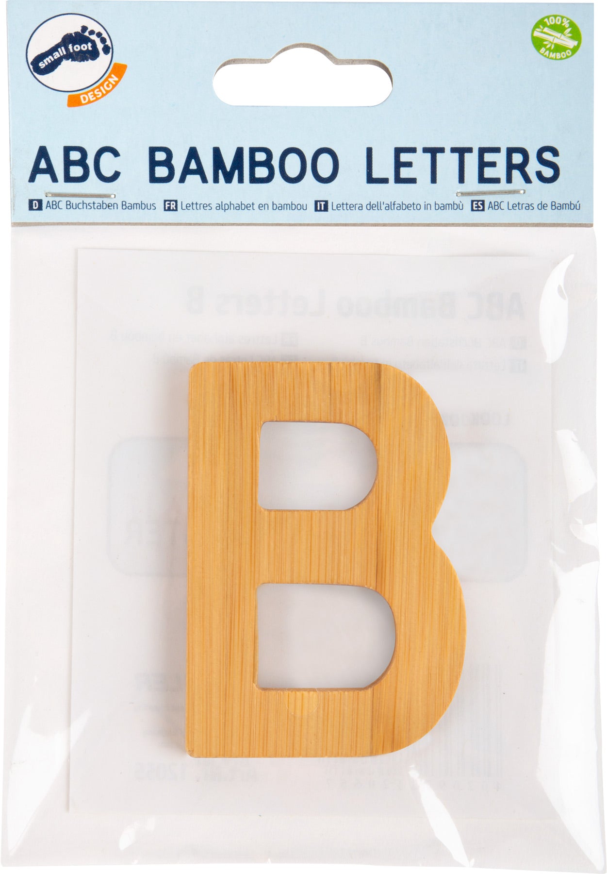 ABC Buchstaben Bambus B