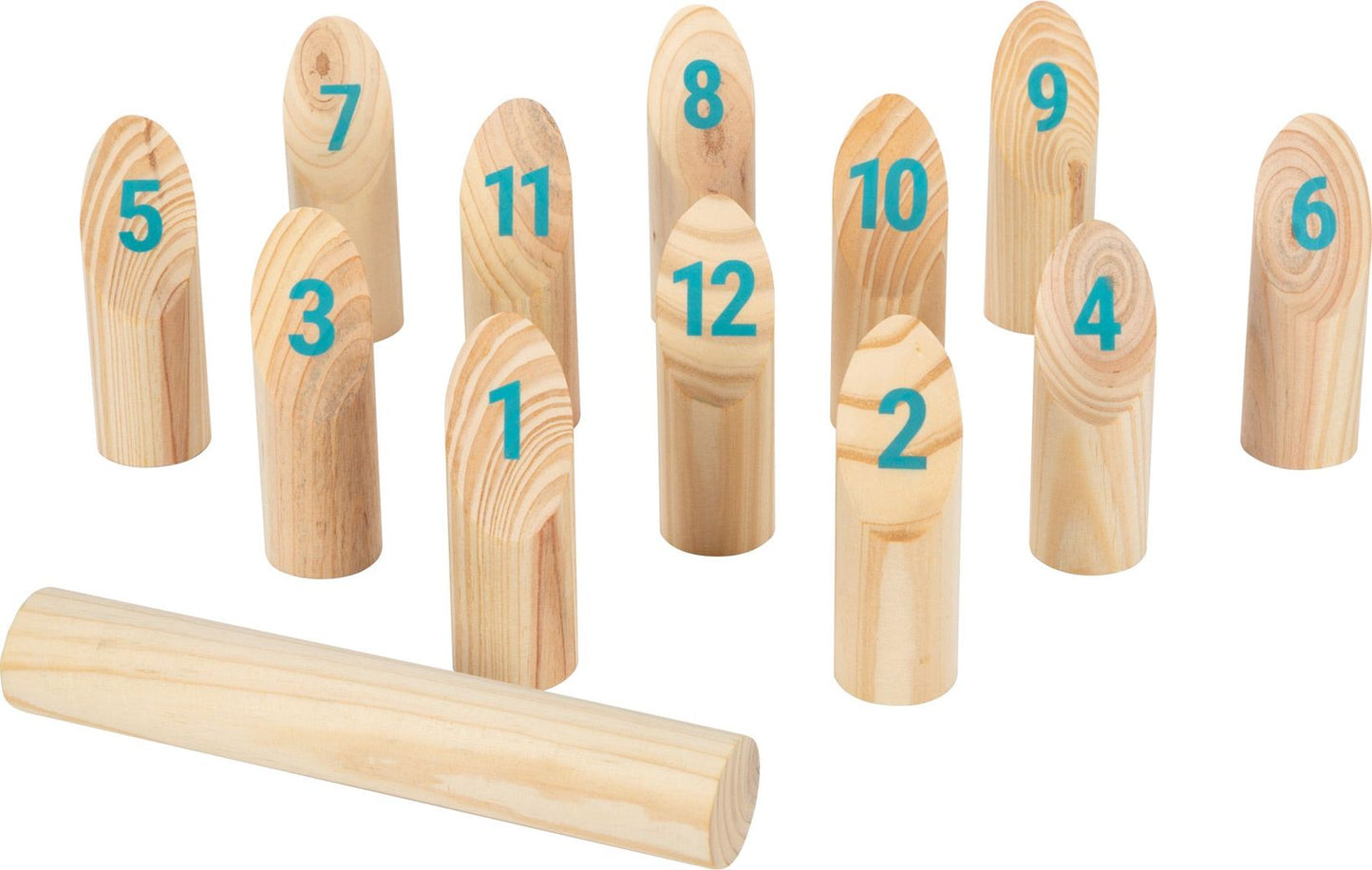 Wikingerspiel Kubb mit Zahlen „Active“