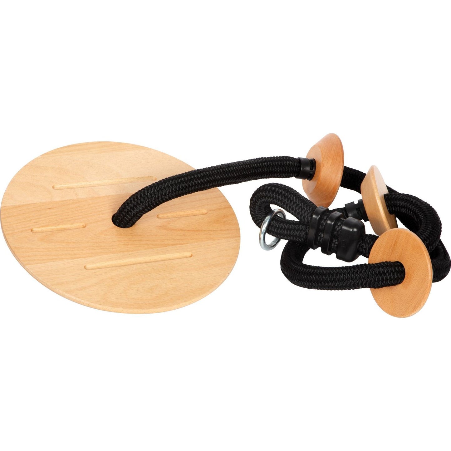 Tellerschaukel mit Kletterseil „Black Line“
