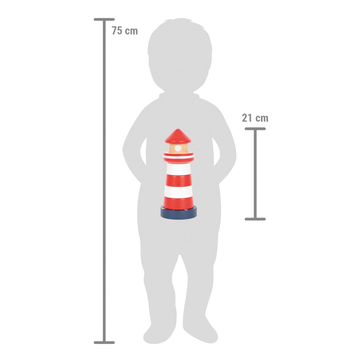 Stapelturm Leuchtturm Großer Ozean