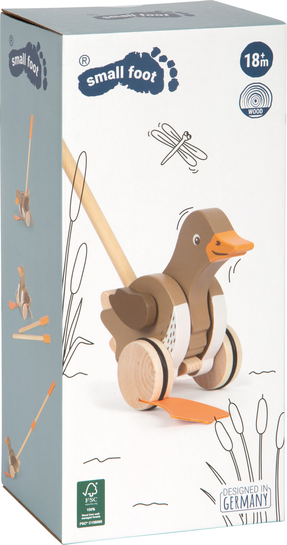 Schiebetier Ente mit beweglichem Kopf
