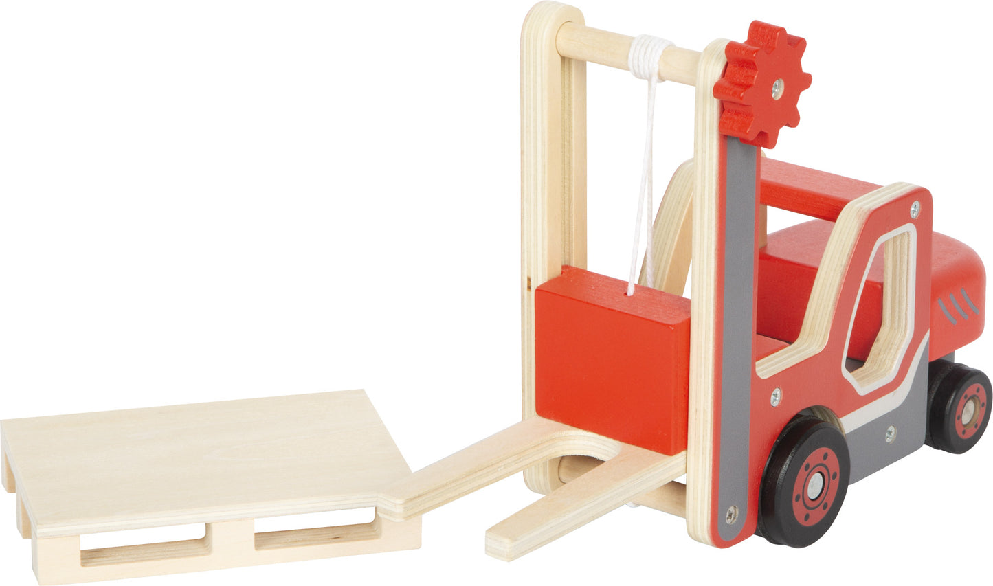 Gabelstapler mit Palette