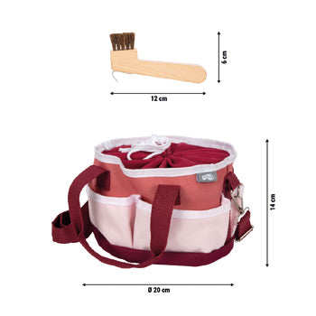Spielzeug Pferdepflege-Set mit Tasche