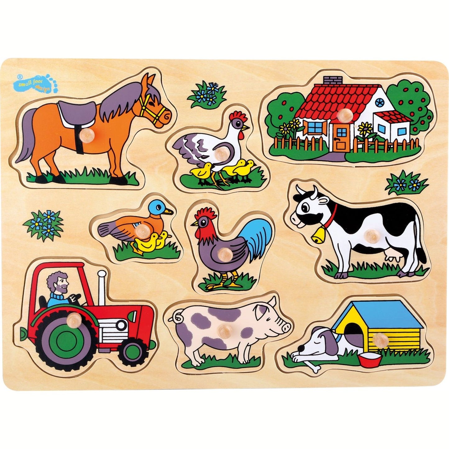 Setzpuzzle Bauerei