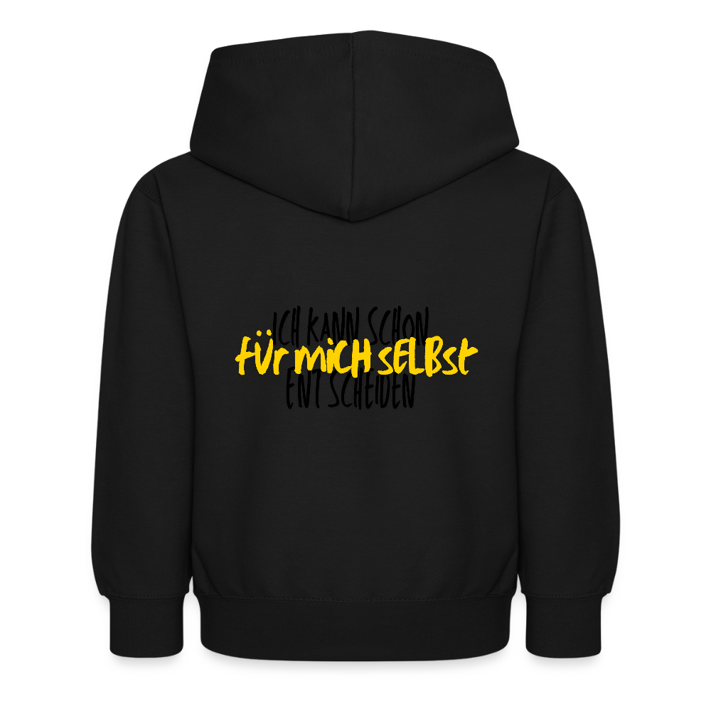 Kinder Hoodie - Selbst entscheiden - Schwarz