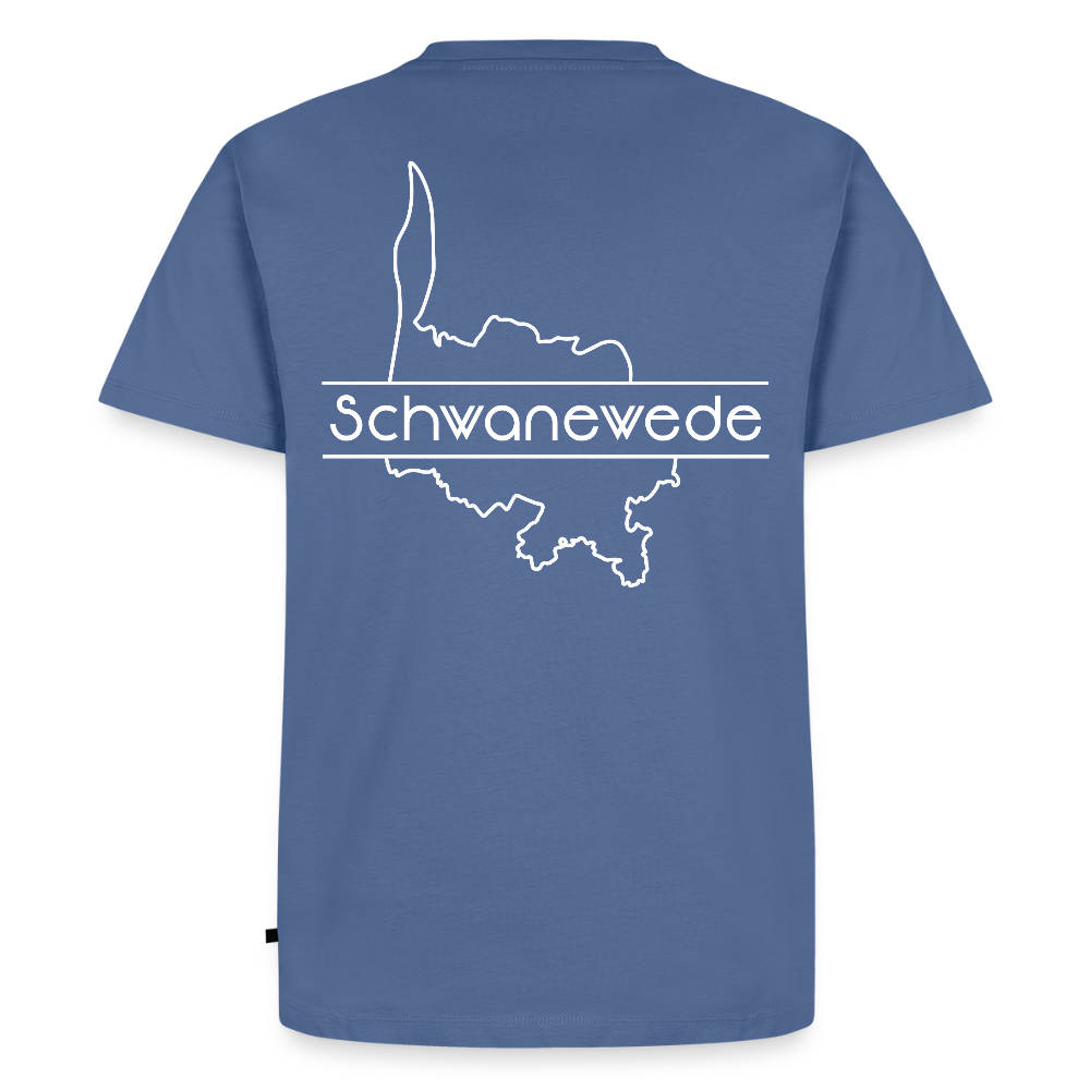 Männer Premium T-Shirt - Schwanewede - Taubenblau