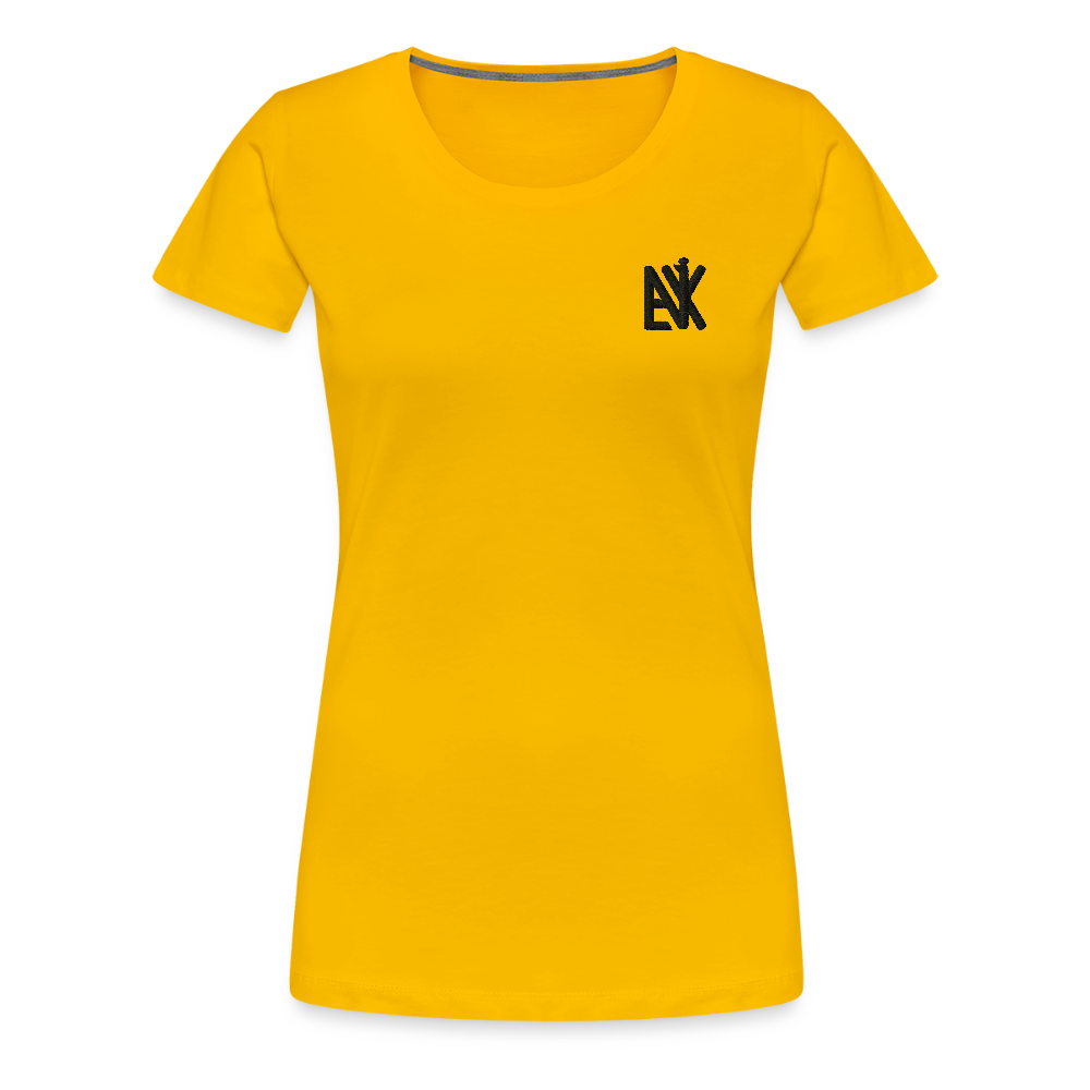 Frauen Premium T-Shirt - laliky.de - Sonnengelb