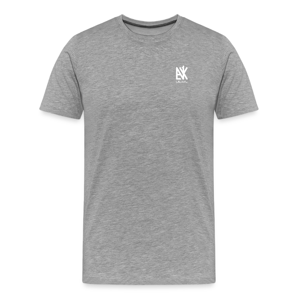 Männer Premium T-Shirt - Schwanewede - Grau meliert