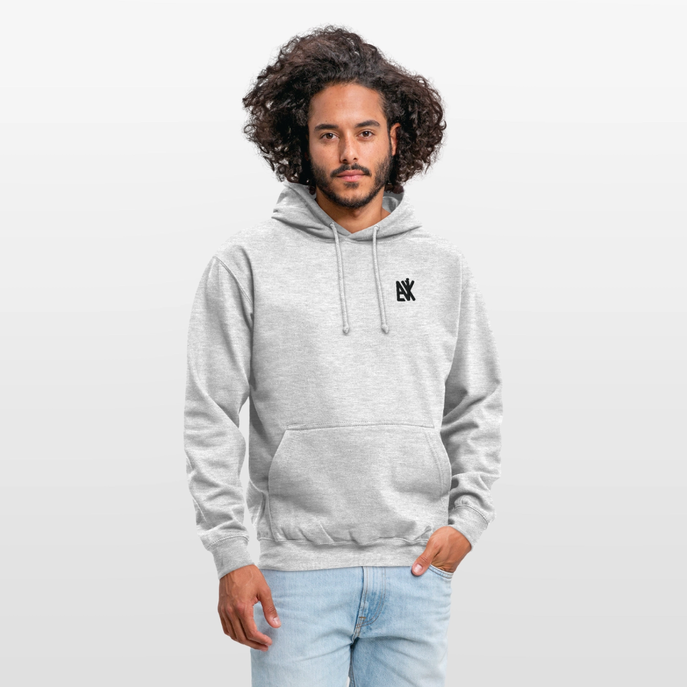 Unisex Hoodie - MOIN - Hellgrau meliert