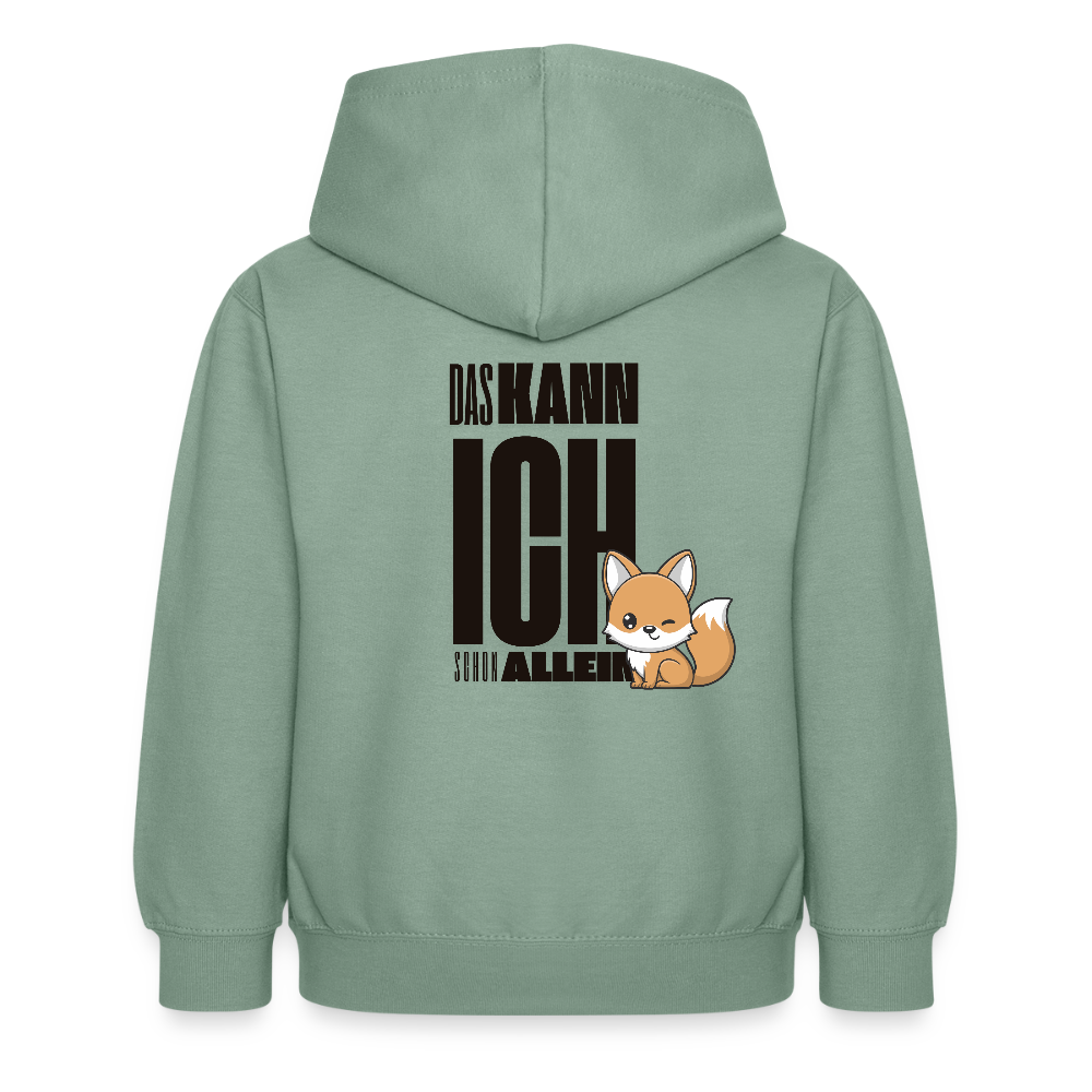 Kinder Hoodie - Das Kann ich schon - Graugrün