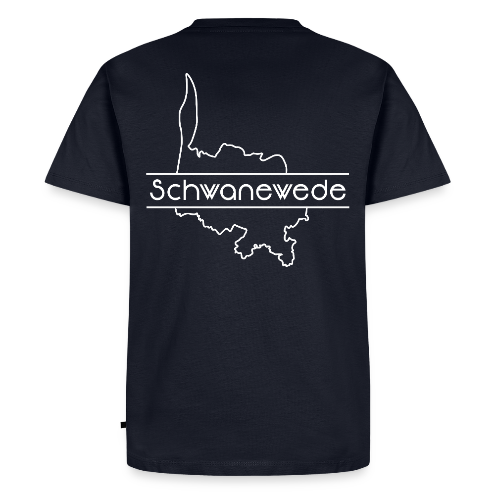 Männer Premium T-Shirt - Schwanewede - Navy