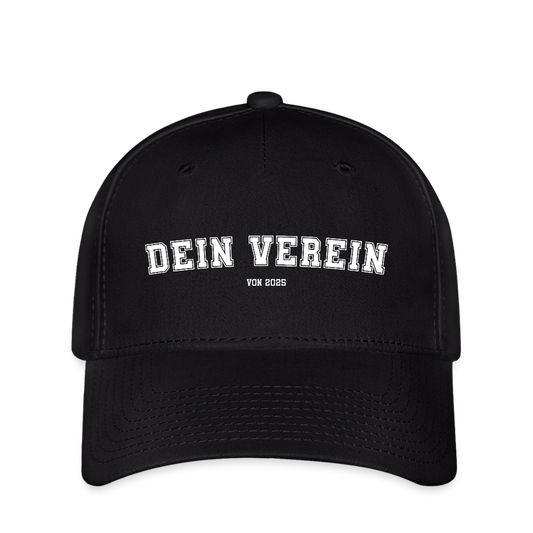 Flexfit Cap - Dein Verein - Schwarz