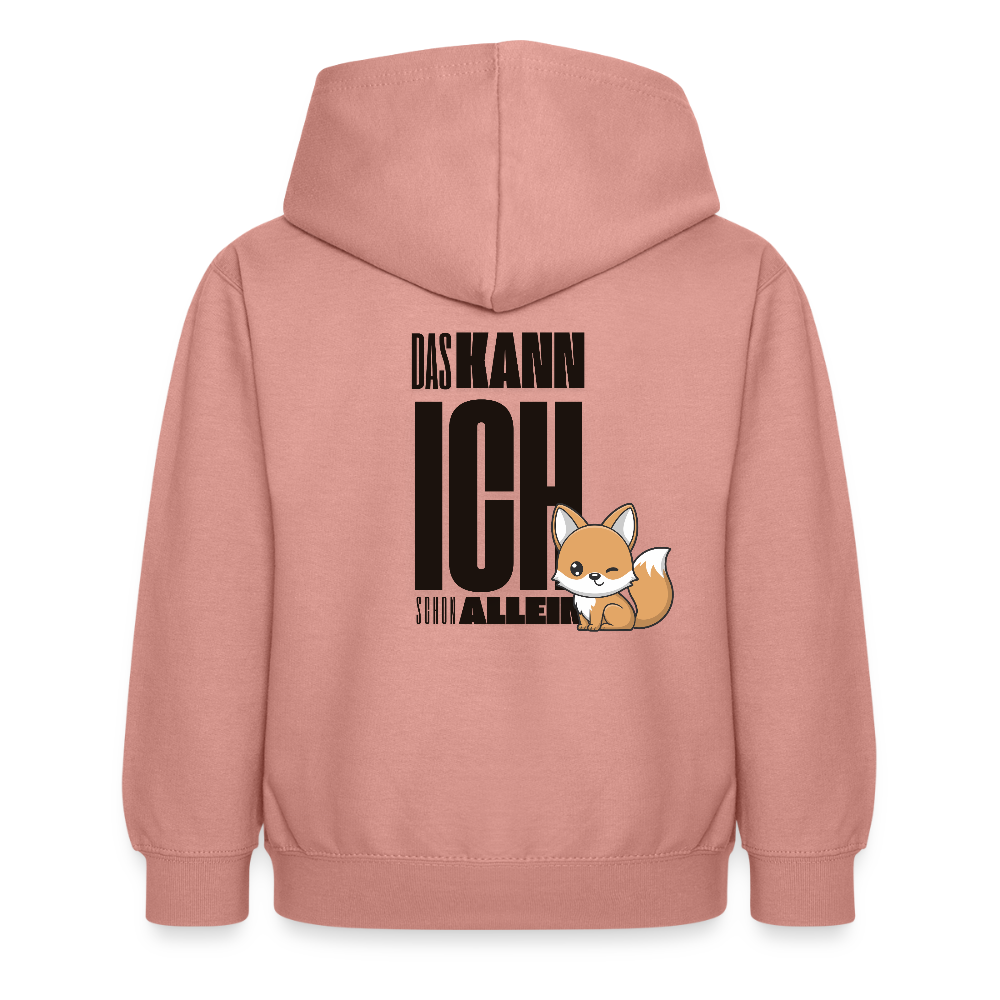 Kinder Hoodie - Das Kann ich schon - Altrosa