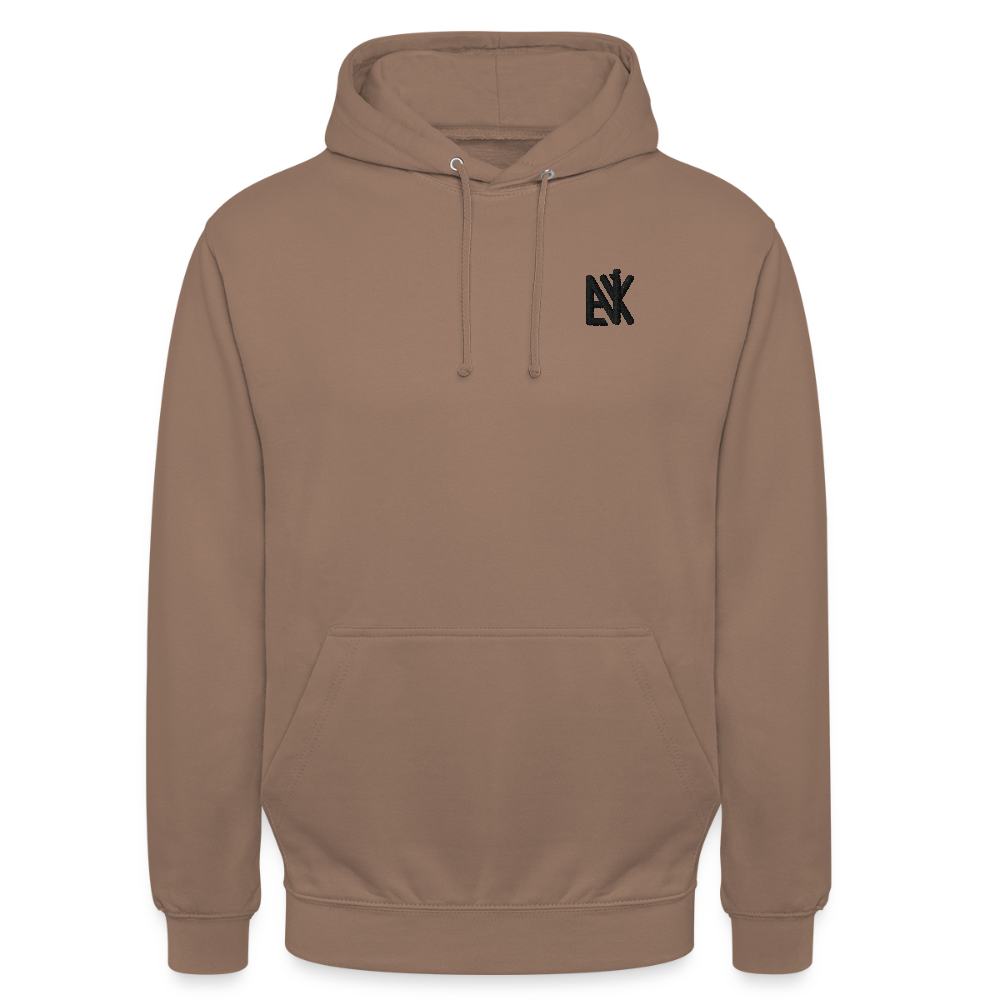 Unisex Hoodie - Flower-Horn - Mokka