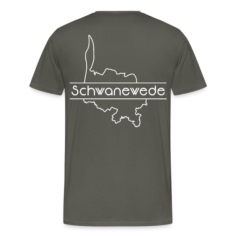 Männer Premium T-Shirt - Schwanewede - Asphalt