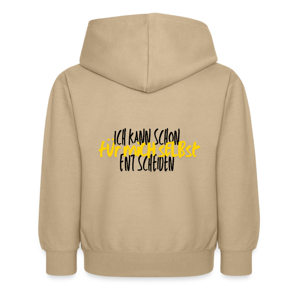 Kinder Hoodie - Selbst entscheiden - Sand