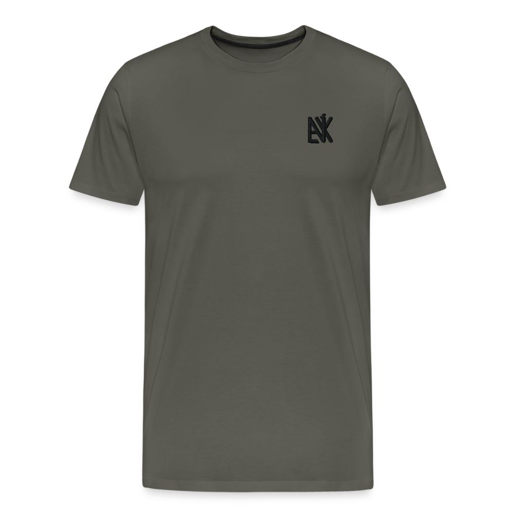Männer Premium T-Shirt -laliky.de - Asphalt